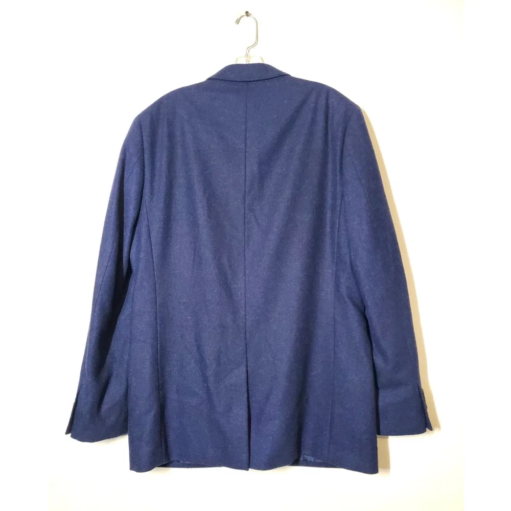 J Crew Mens 42L Blazer Thompson Sport Coat‎ Navy Blue Wool Lined Classic